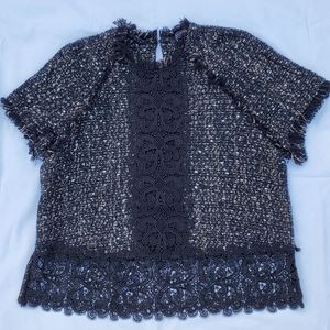 Zara blouse with lace